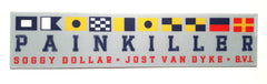Painkiller Nautical Flags Sticker - Soggy Dollar Soggy Dollar Bar