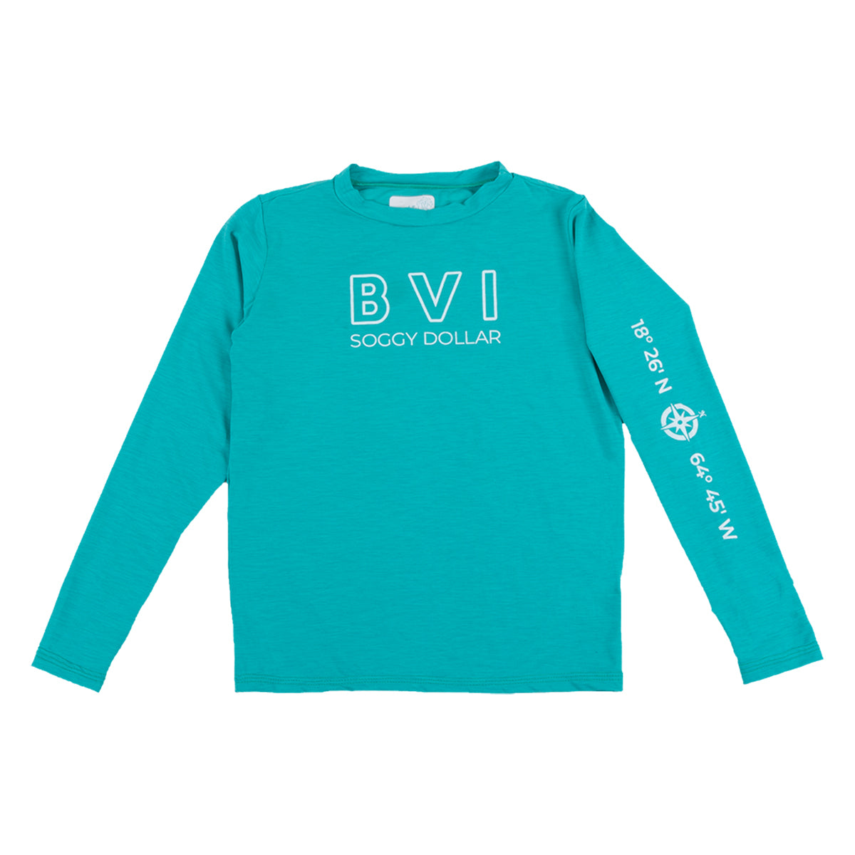 BVI Coordinates Long Sleeve Performance Tee (YOUTH)