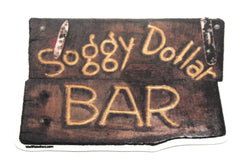 Soggy Dollar Bar Sign - Soggy Dollar Blue 84 Stickers