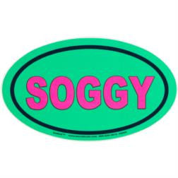 Soggy Dollar Euro 'SOGGY' Green with Pink