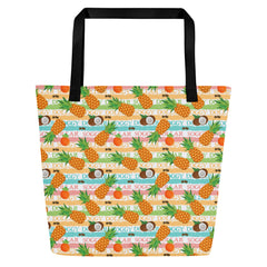 Imbibe Soggy Large Beach Tote Bag - Soggy Dollar Soggy Dollar