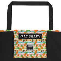 Imbibe Soggy Large Beach Tote Bag - Soggy Dollar Soggy Dollar