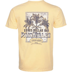 Distressed Painkiller Short Sleeve T-Shirt - Soggy Dollar SMALL / Goldenrod Comfort Colors