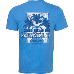 Distressed Painkiller Short Sleeve T-Shirt - Soggy Dollar SMALL / Western Sky Blue Comfort Colors
