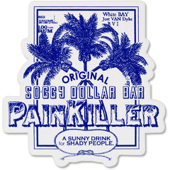 Distressed Painkiller Sticker - Soggy Dollar Soggy Dollar Bar