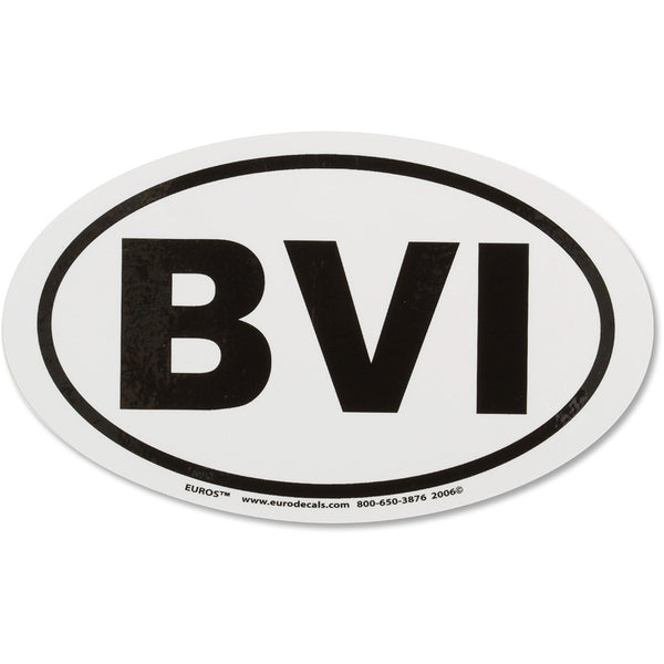 BVI Euro Sticker