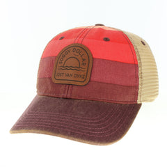 Striped Radial Trucker Hat