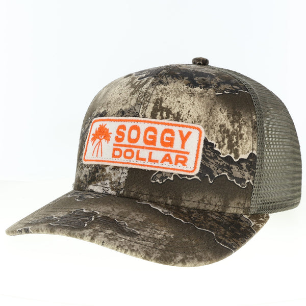Real Tree Camo Triple Palm Trucker