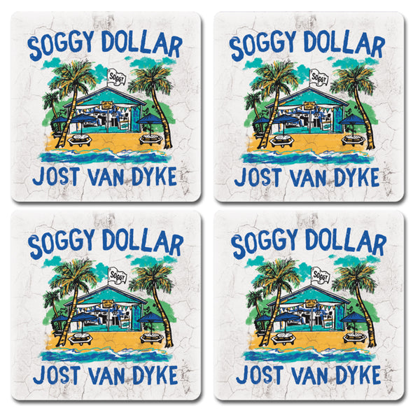 Cartoon 2.0 Sandstone Coasters