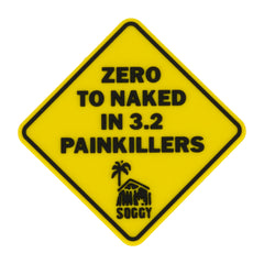 Zero to Naked Rubber Magnet