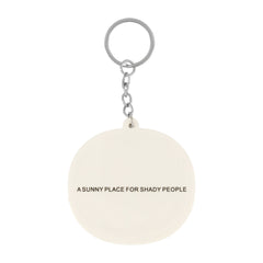 Emboss Sunset Rubber Keychain