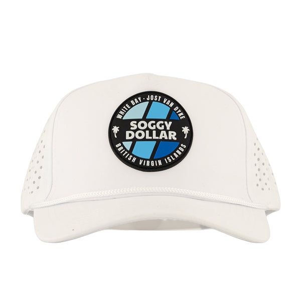 Wave On Soggy Dollar Rubber Patch Hat