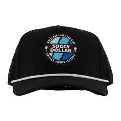 Wave On Soggy Dollar Rubber Patch Hat