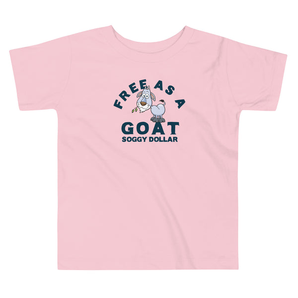 FREE AS A GOAT Toddler Short Sleeve Tee