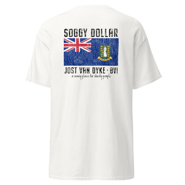 Distressed BVI Vigilate Flag Tee