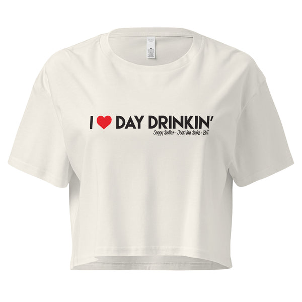 I ♥ Day Drinkin' Women’s Crop Top Tee