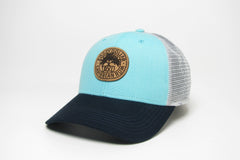 Caribbean Rum Cork Stamp Trucker - Soggy Dollar Legacy