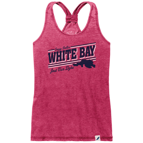 White Bay Racerback Tank Top