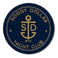 Soggy Dollar Yacht Club Circle Magnet