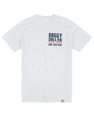 Jost Van Dyke Island Map Short Sleeve T-Shirt - Soggy Dollar Legacy