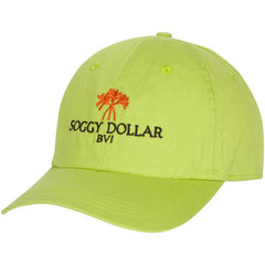 Triple Palm Lightweight BVI Hat - Soggy Dollar Lime Ahead