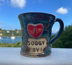I Heart Soggy Ceramic Mug - Soggy Dollar Under the Sea Pottery