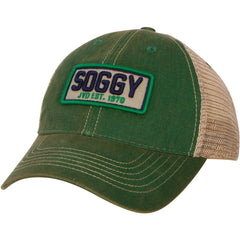 The Plate Trucker Hat - Soggy Dollar Green Trucker Legacy