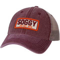 The Plate Trucker Hat - Soggy Dollar Purple Trucker Legacy