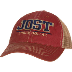 JOST Split Line Trucker Hat - Soggy Dollar Cardinal Legacy