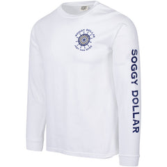 Wheel & Compass Long Sleeve T-Shirt - Soggy Dollar SMALL Comfort Colors