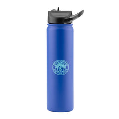 Custom 27 oz. SIC Water Bottle - Soggy Dollar Matte Blue Sic Tumblers