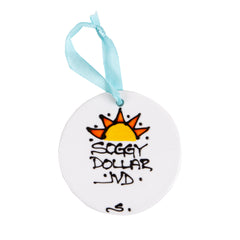 ~ ONE OF A KIND ~ Hand Painted Christmas Ornament - Soggy Dollar Stephanie