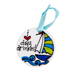 ~ ONE OF A KIND ~ Hand Painted Christmas Ornament - Soggy Dollar Stephanie