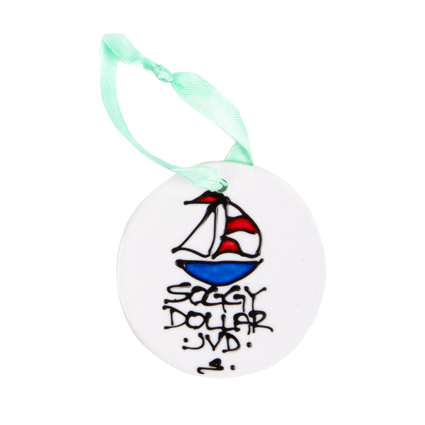 ~ ONE OF A KIND ~ Hand Painted Christmas Ornament
