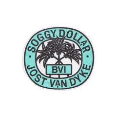 Triple Palm Stamp Magnet - Soggy Dollar Blue 84 Stickers
