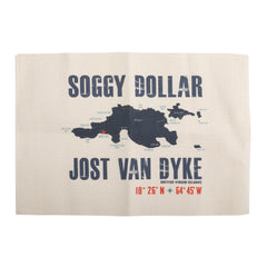 JVD Map Ribbed Place Mat - Soggy Dollar Eagle ASAP