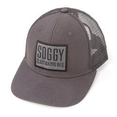SOGGY Mid-Pro Snapback Trucker Hat - Soggy Dollar Gray/ Black Legacy