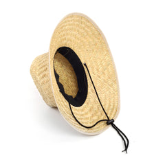 Triple Palm Straw Lifeguard Hat - Soggy Dollar Dorfman Pacific