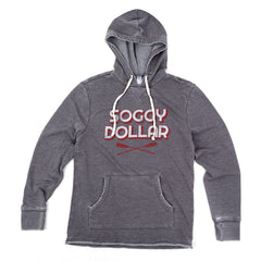 Oars Burnout Hoodie - Soggy Dollar SMALL Alternative Apparel