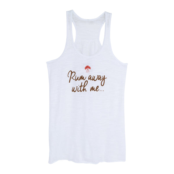 Rum Away with Me Flowy Racerback Tank