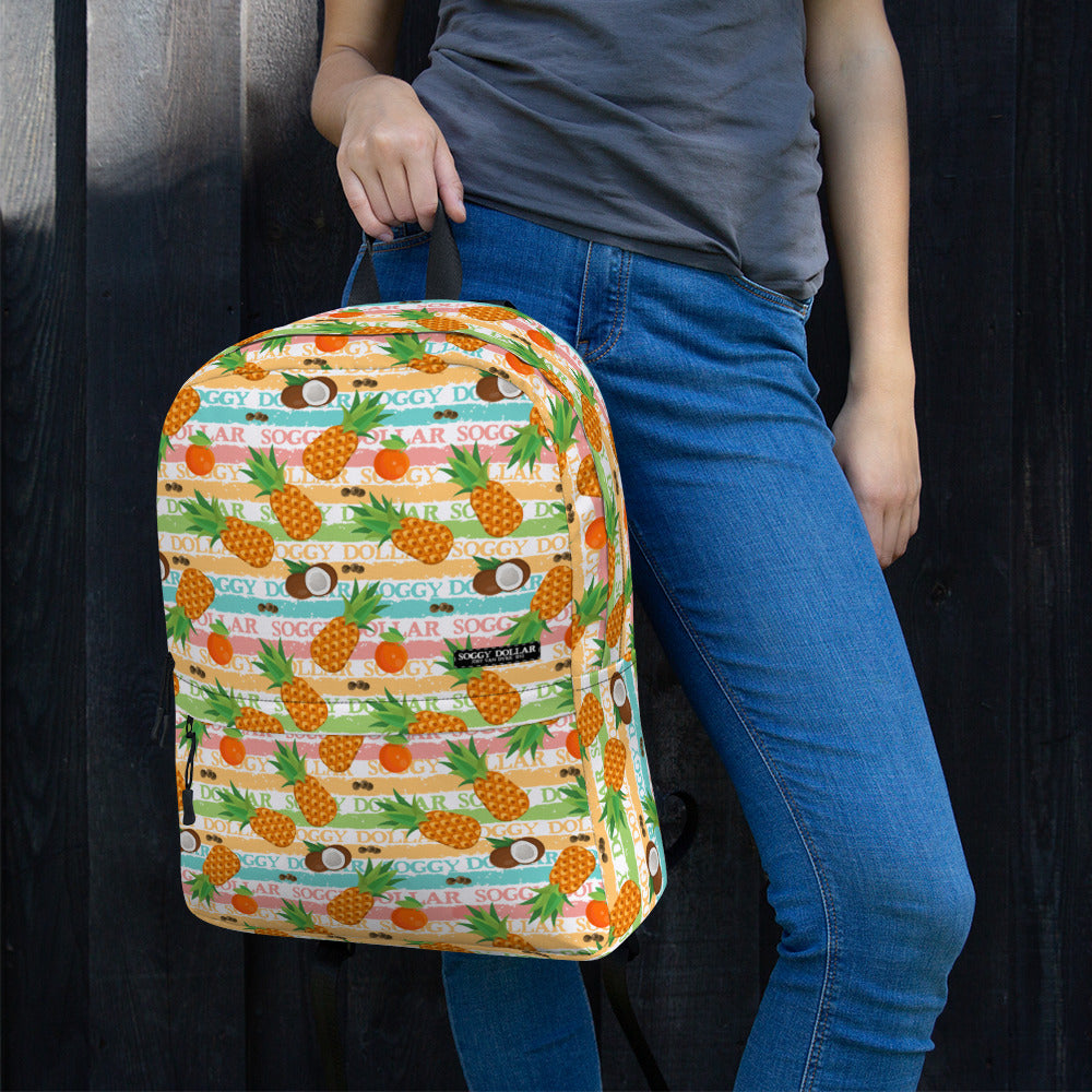 dickies mini backpack pineapple Imbibe Soggy Backpack Water-resistant with Laptop Pocket – Soggy Dollar