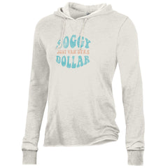 Distressed Retro Day Off Hoodie - Soggy Dollar X-SMALL / WHITE Alternative Apparel