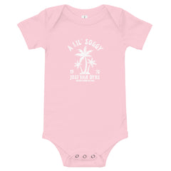 A lil' Soggy Baby Short Sleeve Onesie - Soggy Dollar Pink / 3-6m Soggy Dollar