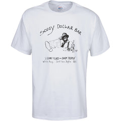 Shady Guy Short Sleeve T-Shirt - Soggy Dollar SMALL / White Hanes