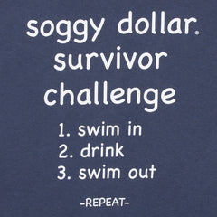 Survivor Challenge Long Sleeve T-Shirt - Soggy Dollar Comfort Colors