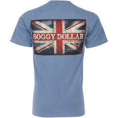 British Flag Short Sleeve T-Shirt - Soggy Dollar SMALL / Blue Jean Comfort Colors