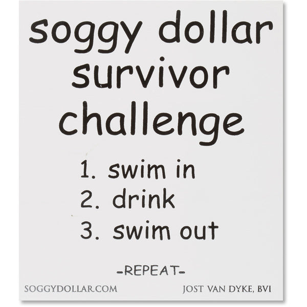 Survivor Challenge Sticker