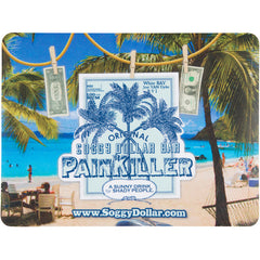 Mouse Pad - Soggy Dollar Distressed Painkiller Logo Bic