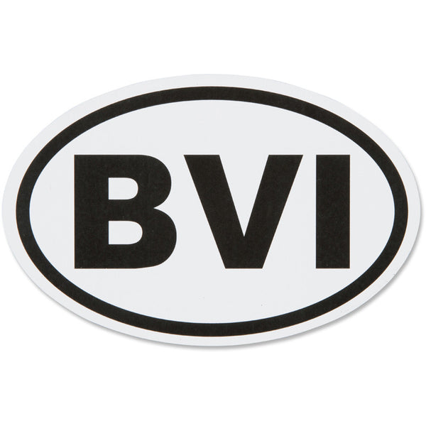 BVI Euro Car Magnet
