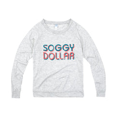 Neon Block Slouchy Pullover - Soggy Dollar Alternative Apparel